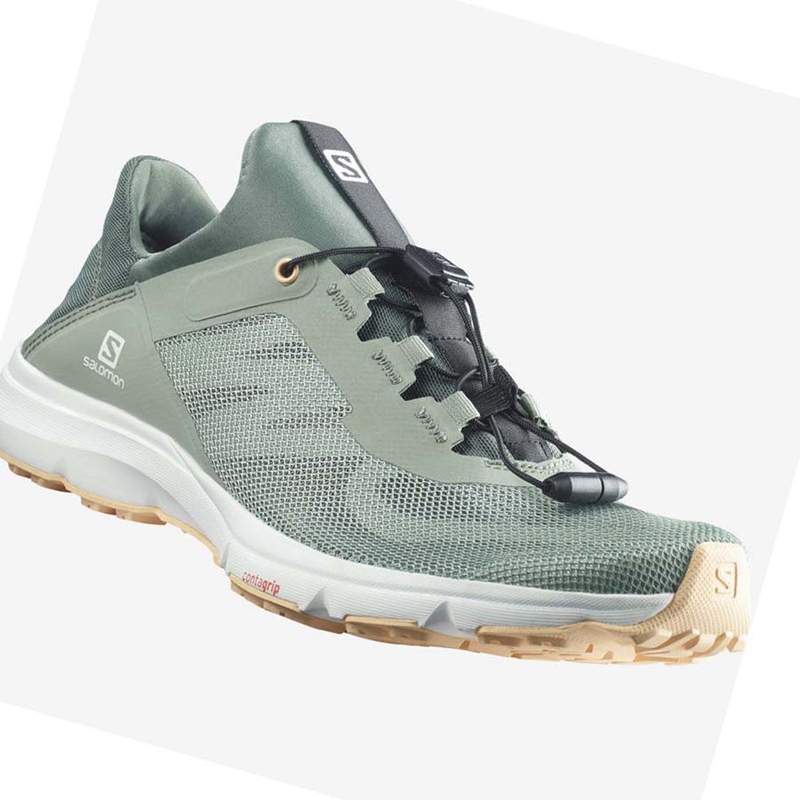 Salomon AMPHIB BOLD 2 Vizicipő Női Olivazöld | 12470-CDMY