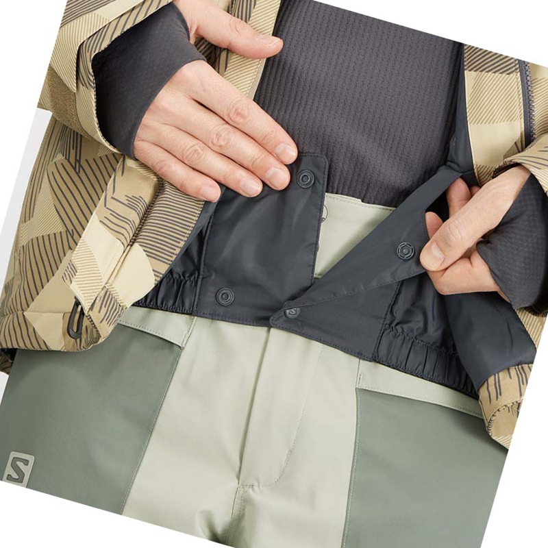 Salomon BRILLIANT Síkabátok Férfi Barna | 62379-POZX