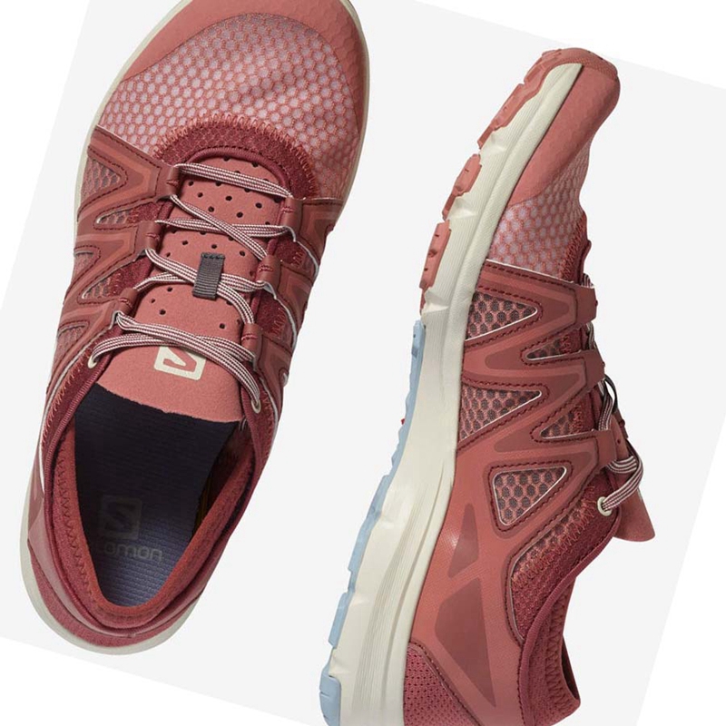 Salomon CROSSAMPHIBIAN SWIFT 2 Vizicipő Női Piros | 60748-TISA
