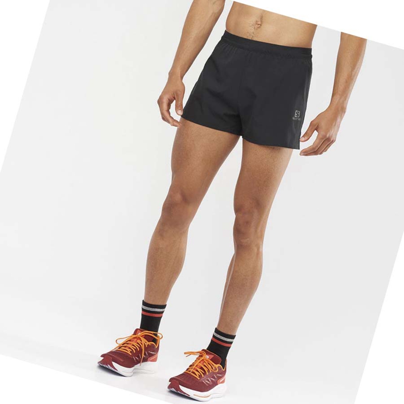 Salomon CROSS 3'' Rövidnadrág Férfi Fekete | 83275-WODV