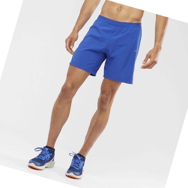 Salomon CROSS 7'' Rövidnadrág Férfi Kék | 29413-OWQB