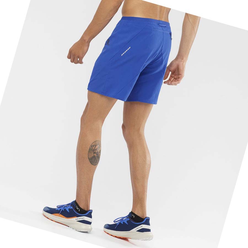 Salomon CROSS 7'' Rövidnadrág Férfi Kék | 29413-OWQB
