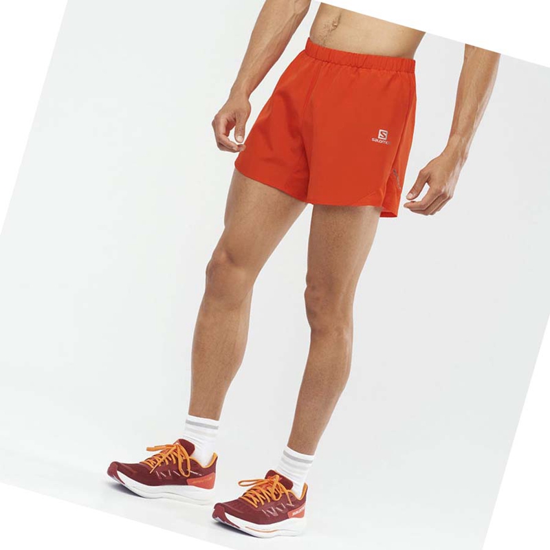 Salomon CROSS REBEL 5'' Rövidnadrág Férfi Narancssárga | 70514-EXDA