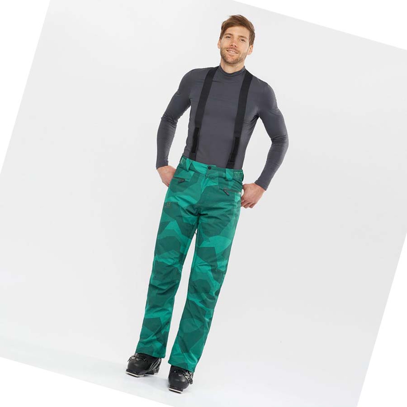 Salomon EDGE Sínadrág Férfi Zöld | 31678-IABF
