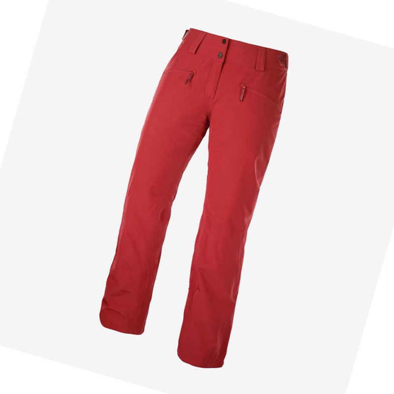 Salomon EDGE Sínadrág Női Piros | 67398-UPYR