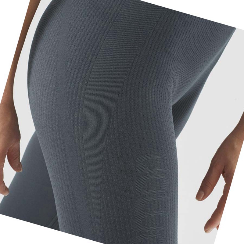 Salomon ESSENTIAL SEAMLESS Nadrág Női Fekete | 34097-YJMF