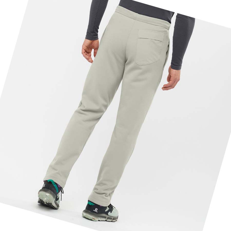 Salomon ESSENTIAL WARM FLEECE Nadrág Férfi Bézs | 26847-KZID