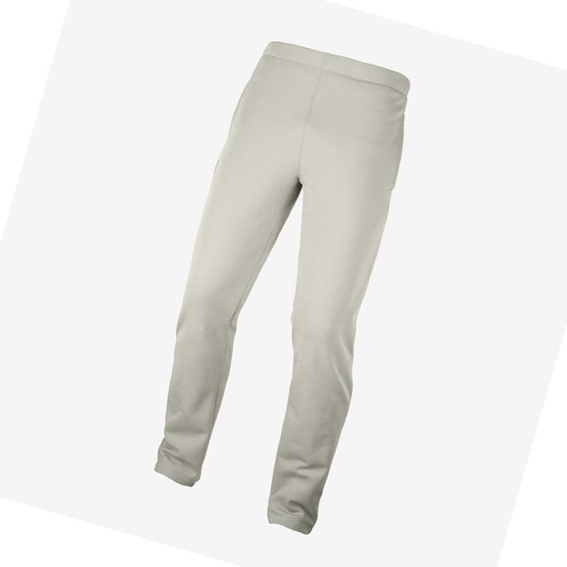 Salomon ESSENTIAL WARM FLEECE Nadrág Férfi Bézs | 26847-KZID