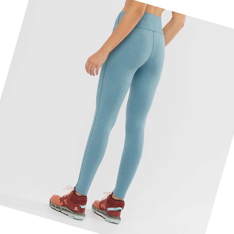 Salomon ESSENTIAL WARM Nadrág Női Kék | 03572-SEFC