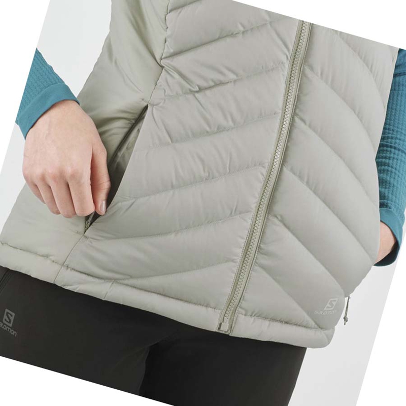 Salomon ESSENTIAL XWARM DOWN Síkabátok Női Titán | 36910-EDUL