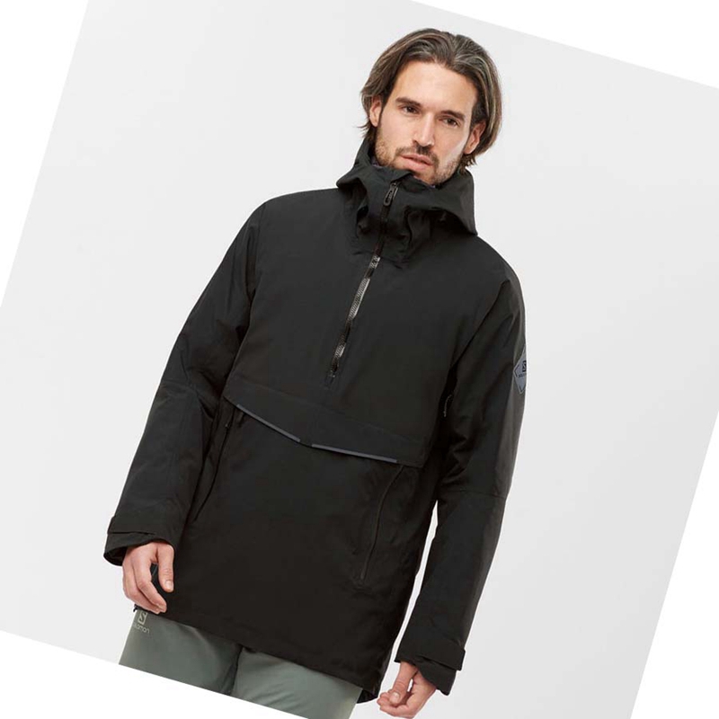 Salomon GRAVITY GORE-TEX ANORAK Síkabátok Férfi Barna | 70329-OMXC
