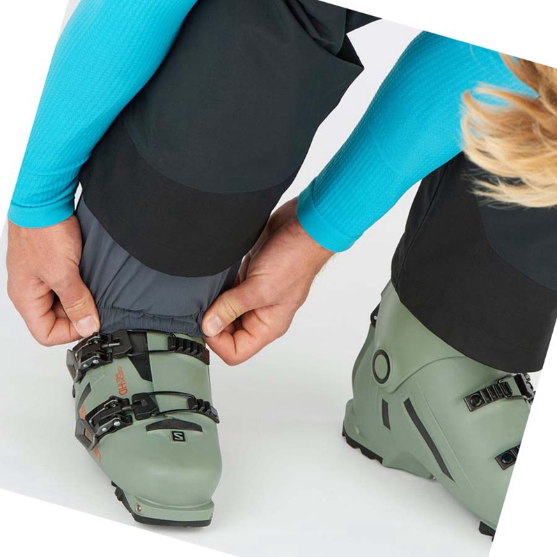 Salomon GRAVITY GORE-TEX Sínadrág Férfi Fekete | 29073-DHCX