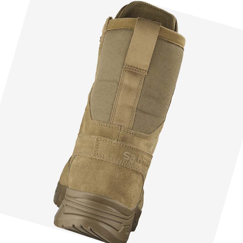 Salomon GUARDIAN CLIMASALOMON™ FORCES WATERPROOF Csizma Női Barna | 09583-URVT