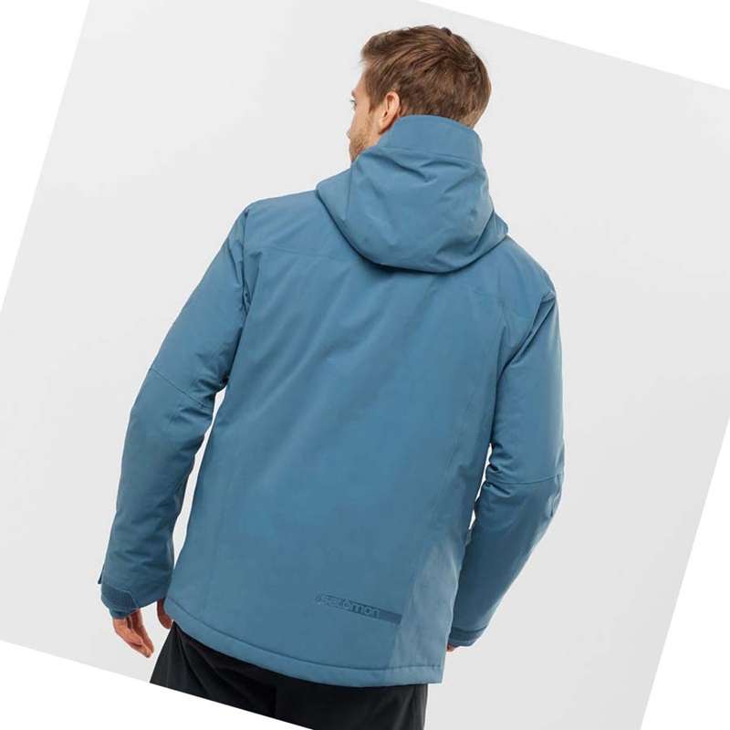 Salomon HIGHLAND Ski Síkabátok Férfi Kék | 85014-BOIW