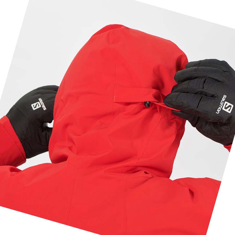 Salomon HIGHLAND Ski Síkabátok Férfi Piros | 27308-BWFG