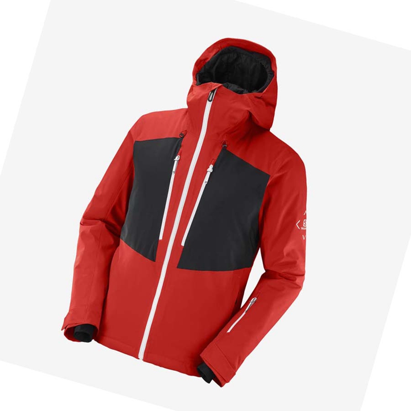 Salomon HIGHLAND Ski Síkabátok Férfi Piros | 27308-BWFG