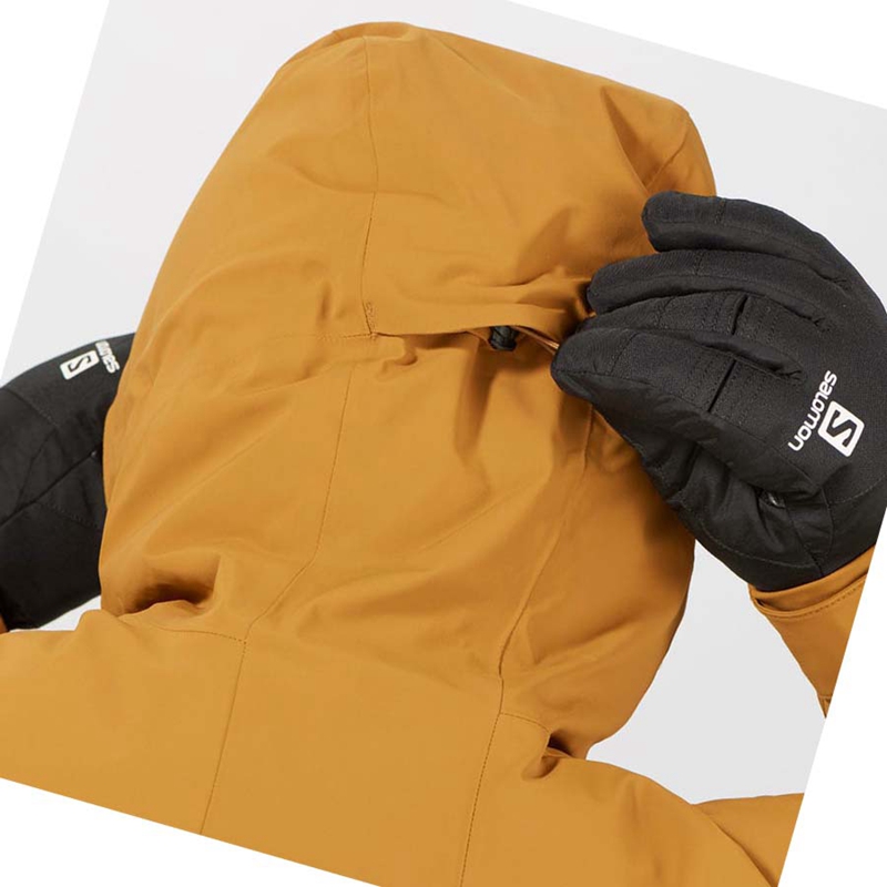 Salomon HIGHLAND Ski Síkabátok Férfi Sárga | 98367-VIJC