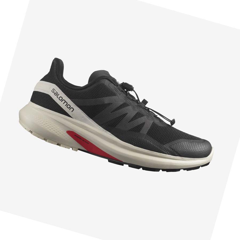 Salomon HYPULSE Trail Futócipő Férfi Fekete | 75492-YZNF