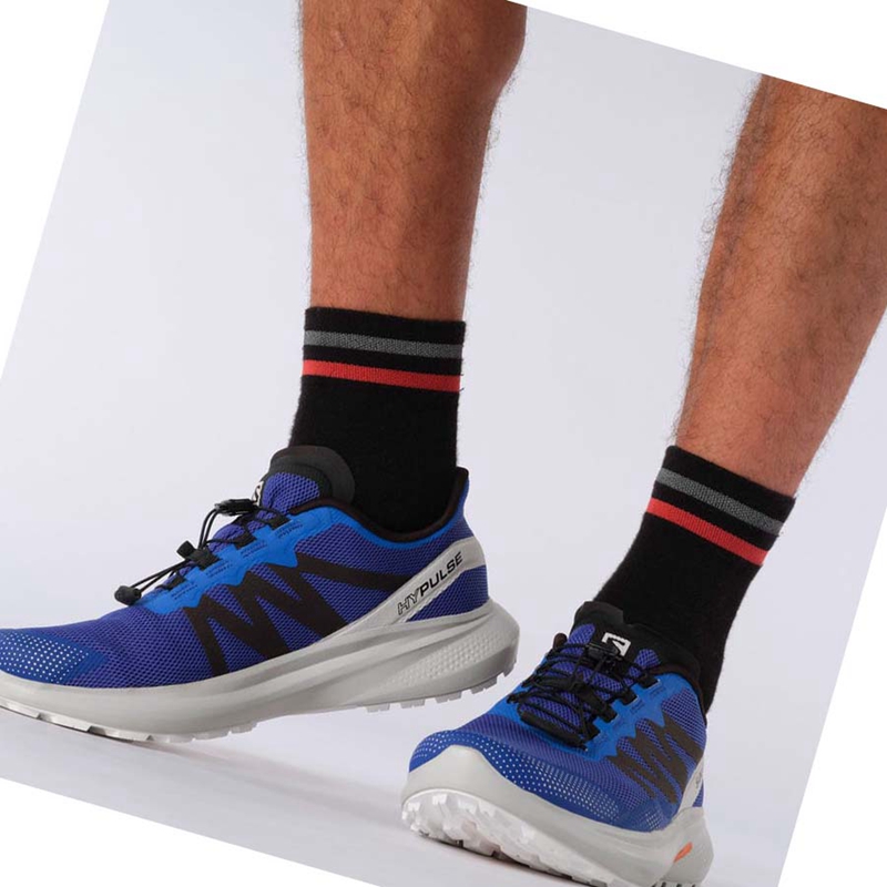Salomon HYPULSE Trail Futócipő Férfi Kék | 15249-OKEA