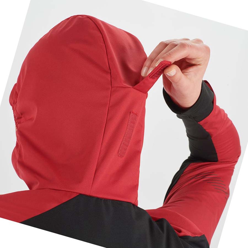 Salomon LIGHT SHELL Kabát Női Piros | 09341-YJAI