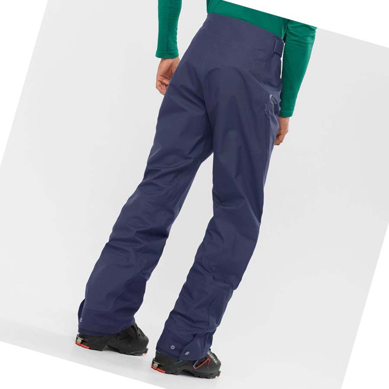 Salomon OUTPEAK GORE-TEX 3L Sínadrág Férfi Kék | 18564-HZEI