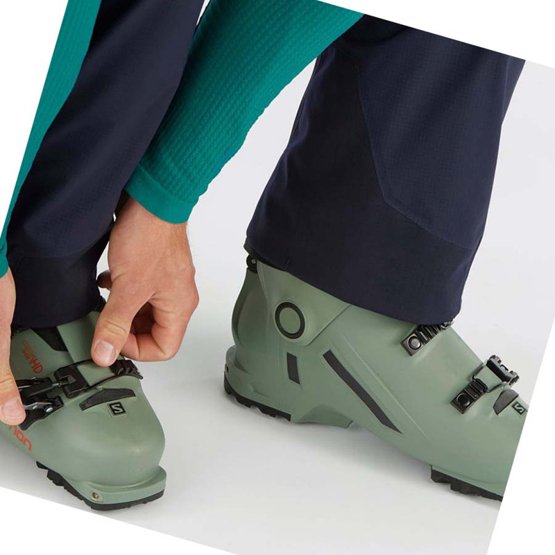 Salomon OUTPEAK GORE-TEX 3L Sínadrág Férfi Kék | 18564-HZEI