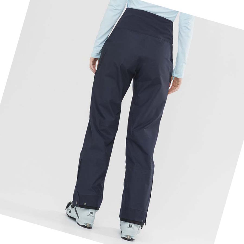 Salomon OUTPEAK GORE-TEX 3L Sínadrág Női Kék | 91580-YNEH