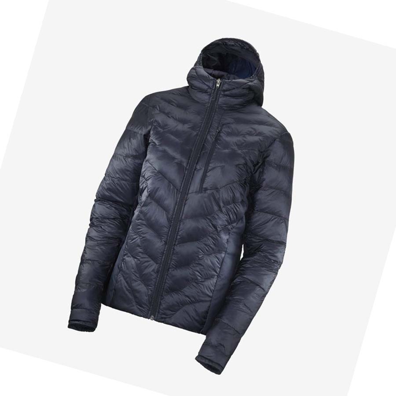 Salomon OUTPEAK PRIMALOFT INSULATED Kabát Női Kék | 26908-XPIH