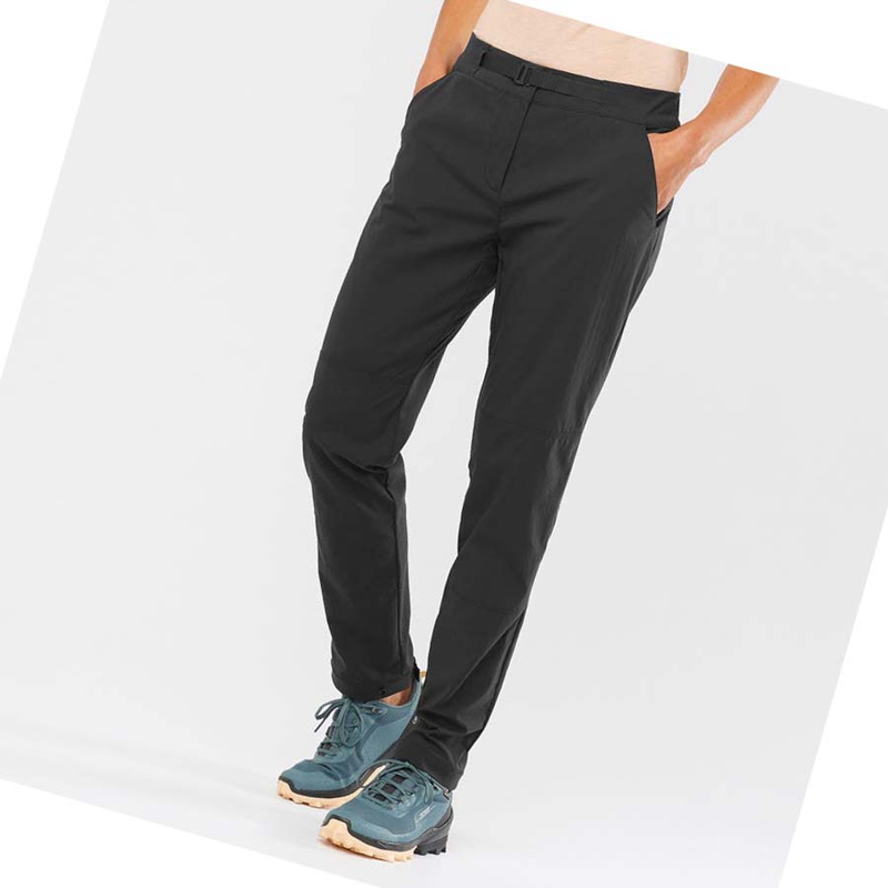 Salomon OUTRACK Nadrág Női Fekete | 67481-QCSH