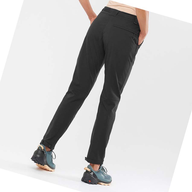 Salomon OUTRACK Nadrág Női Fekete | 67481-QCSH