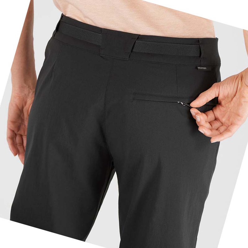 Salomon OUTRACK Nadrág Női Fekete | 67481-QCSH