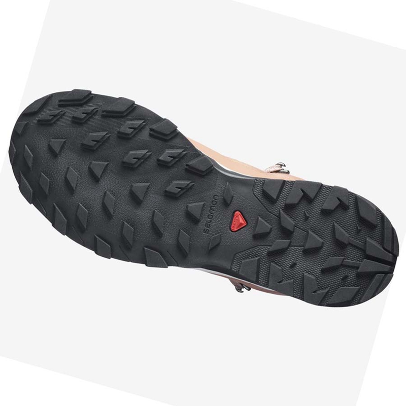 Salomon OUTSNAP CLIMASALOMON™ WATERPROOF Téli Csizma Női Bézs | 37851-IVTL