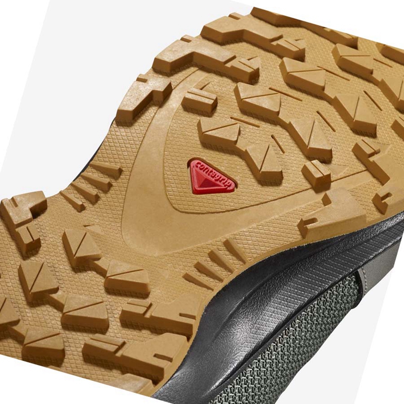 Salomon OUTWARD CLIMASALOMON™ WATERPROOF Túracipő Gyerek Olivazöld | 83056-IPJR