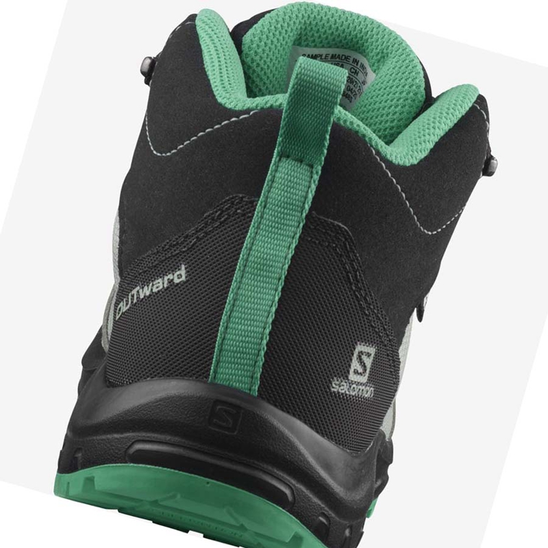 Salomon OUTWARD CLIMASALOMON™ WATERPROOF Túracipő Gyerek Menta | 92308-MUWC