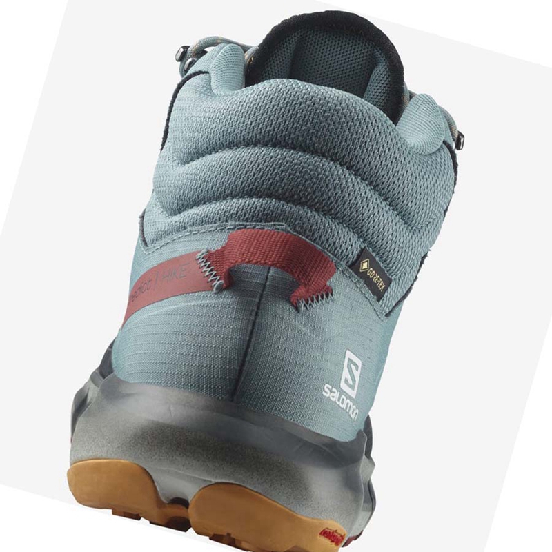 Salomon PREDICT HIKE MID GORE-TEX Túracipő Férfi Türkiz | 13649-PENV