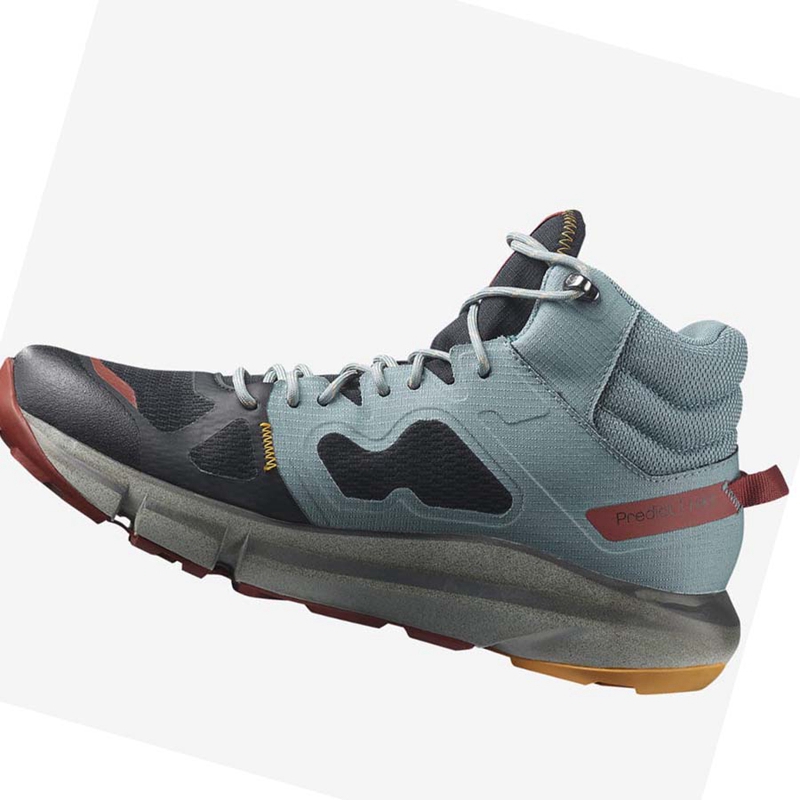 Salomon PREDICT HIKE MID GORE-TEX Túracipő Férfi Türkiz | 13649-PENV