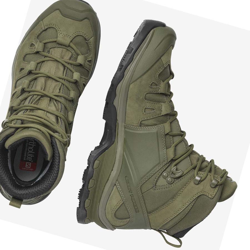 Salomon QUEST 4D FORCES 2 EN Csizma Férfi Zöld | 51206-MGPI