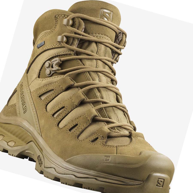 Salomon QUEST 4D GORE-TEX FORCES 2 Csizma Női Barna | 18376-LVMR