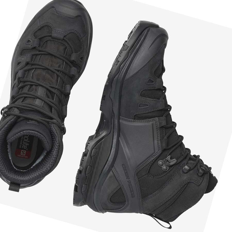 Salomon QUEST 4D GORE-TEX FORCES 2 EN Csizma Női Fekete | 62457-DIJQ
