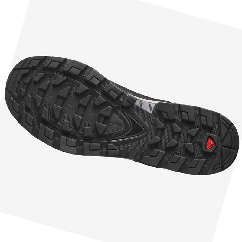 Salomon QUEST ELEMENT GORE-TEX Túracipő Férfi Szürke Piros | 74560-INGZ