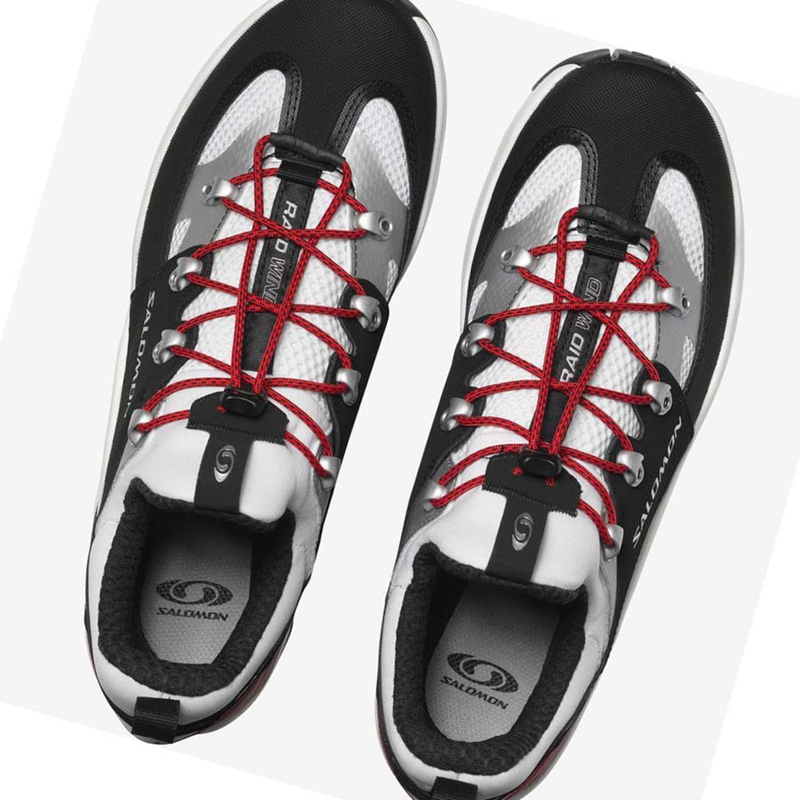 Salomon RAID WIND Tornacipő Női Fehér Fekete | 72608-QHIA