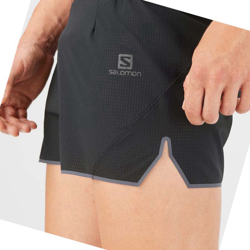 Salomon SENSE AERO 3'' Rövidnadrág Férfi Fekete | 47901-RFLE