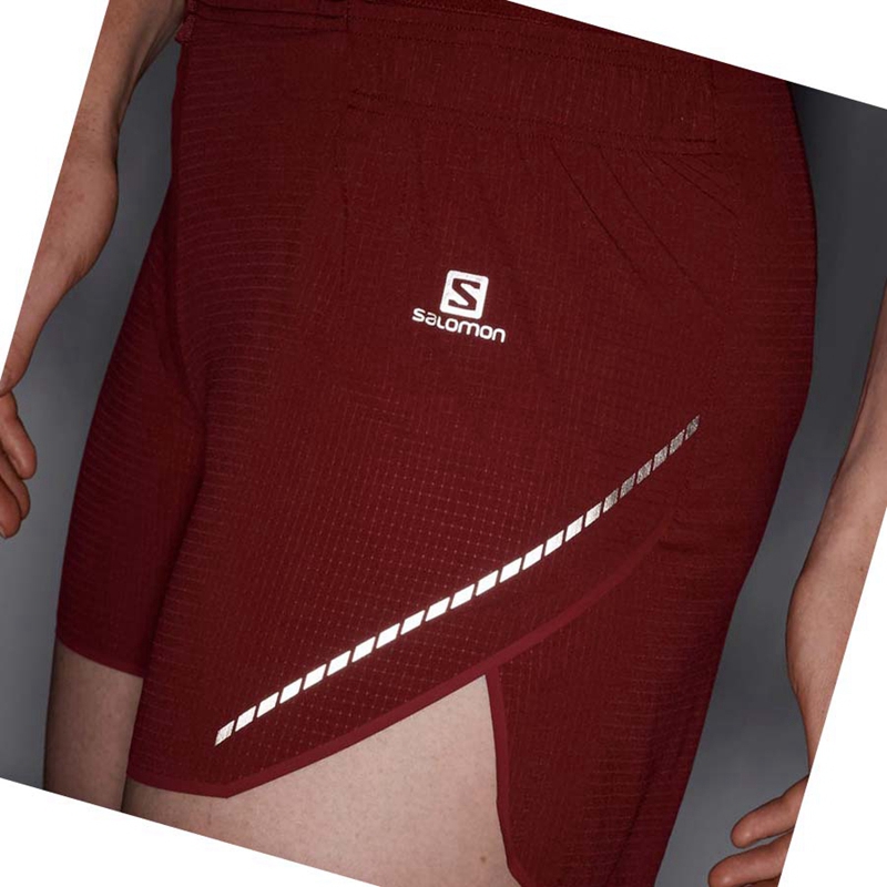 Salomon SENSE AERO 5'' Rövidnadrág Női Piros | 39658-WZIK