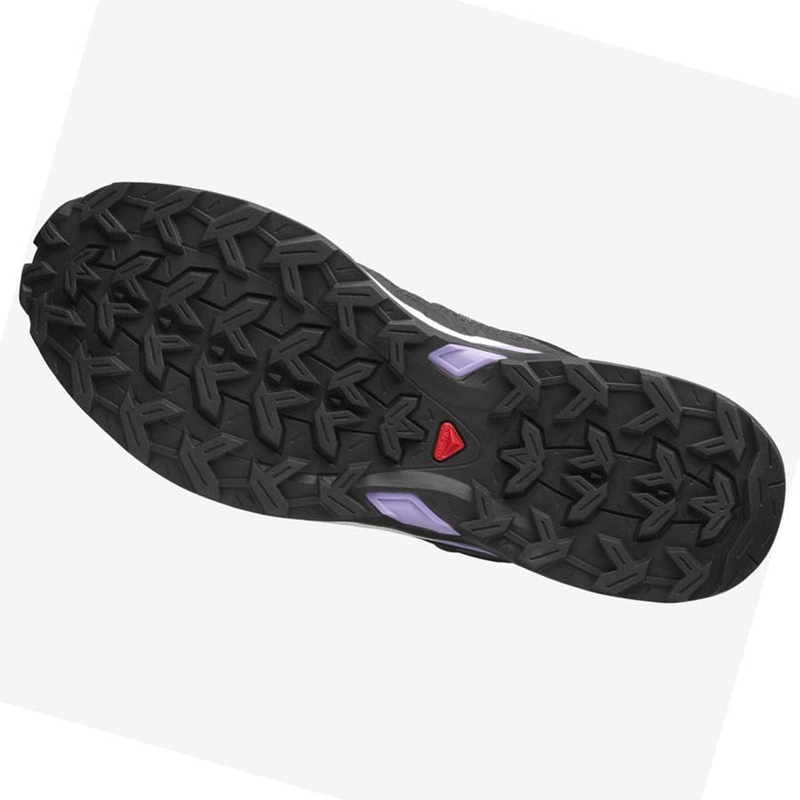 Salomon SHELTER LOW LEATHER Tornacipő Férfi Fekete Szürke | 27365-XPQV