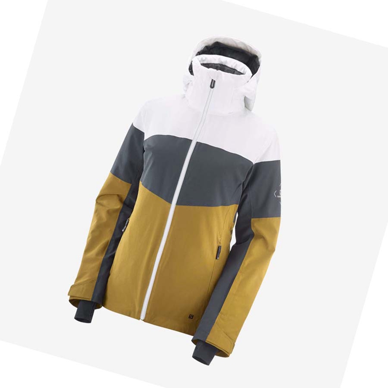 Salomon SLALOM Síkabátok Női Barna | 74962-LYKH