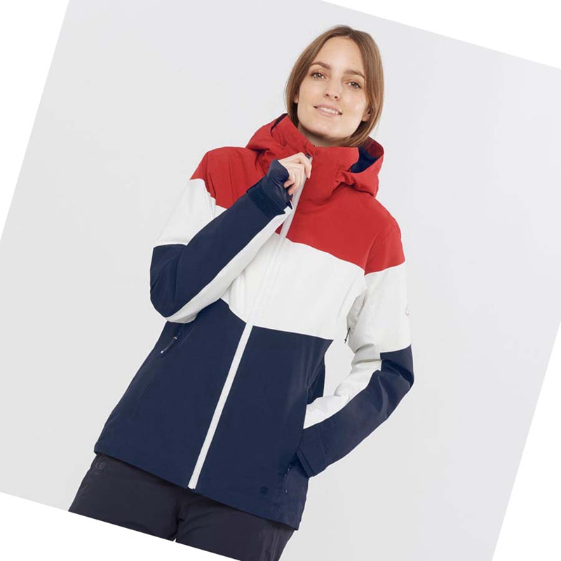 Salomon SLALOM Síkabátok Női Fehér | 36528-NOTS