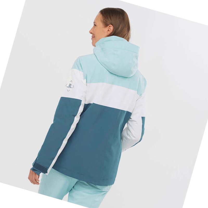 Salomon SLALOM Síkabátok Női Kék | 26178-DXNH