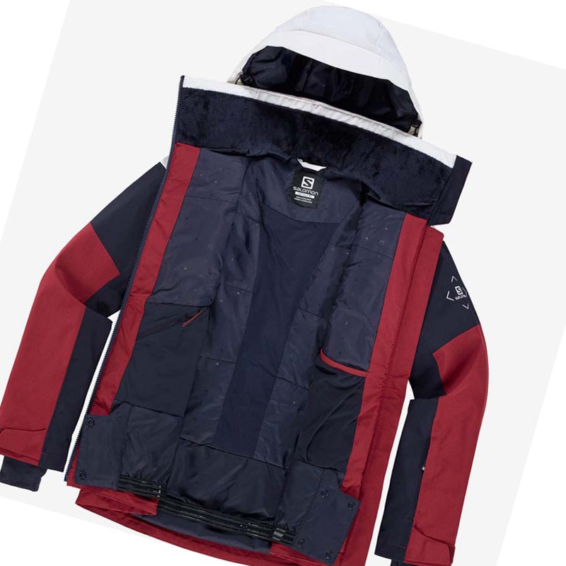 Salomon SLALOM Síkabátok Női Piros | 41925-XUWE
