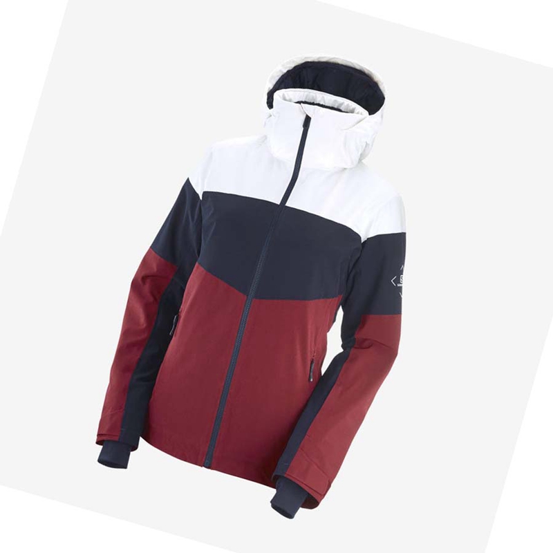 Salomon SLALOM Síkabátok Női Piros | 41925-XUWE