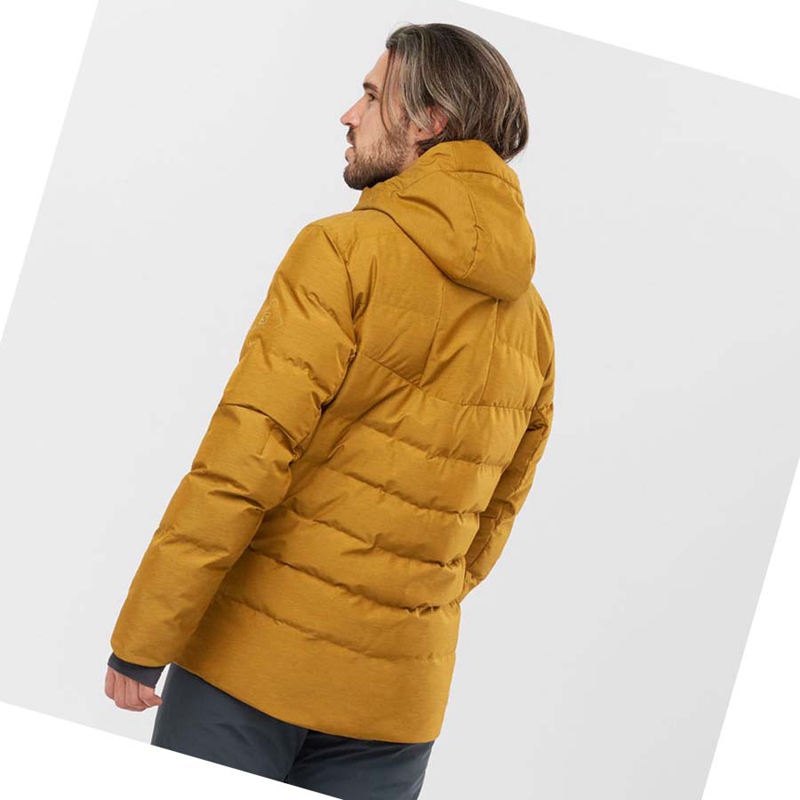 Salomon SNOWSHELTER Síkabátok Férfi Barna | 10689-HCXT
